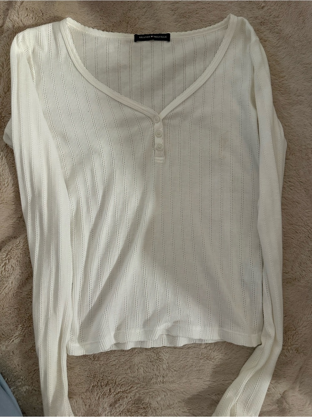 Brandy white long sleeve